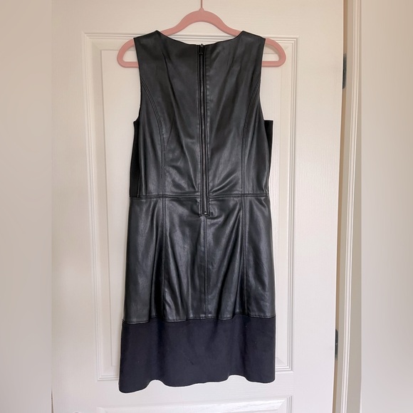 Reitman’s faux leather and suede dress with exposed zipper - Picture 2 of 8